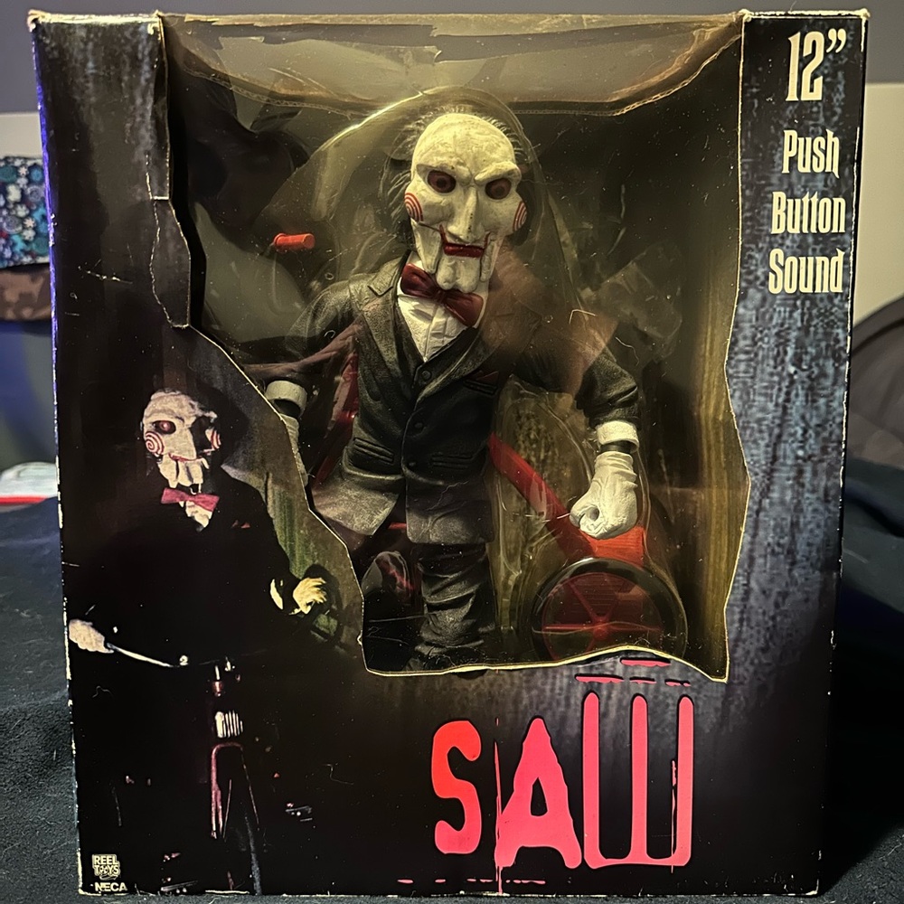 Vintage 2004 SAW 12" Billy the Puppet Figure by Neca